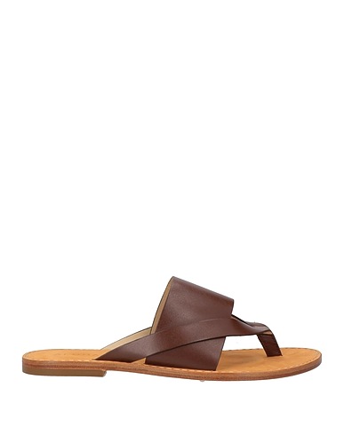 ALOHAS Flip flops Brown Leather