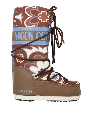 MOON BOOT Boots Brown Synthetisches Material, Textile fibers