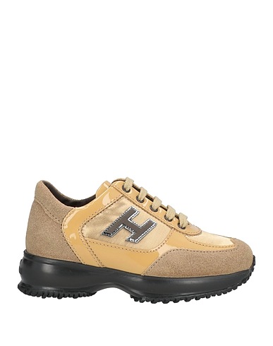 HOGAN Sneakers JUNIOR Sand Leather, Textile fibres