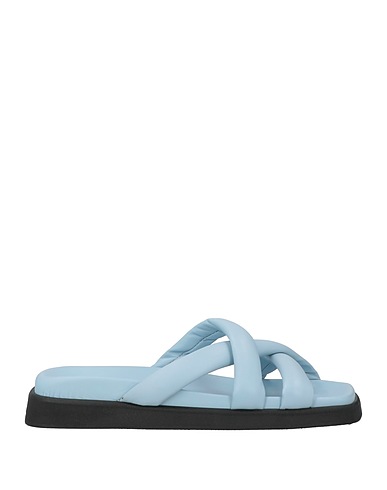 ALOHAS Sandals Sky blue Leather