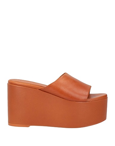 ALOHAS Sandals Tan Leather