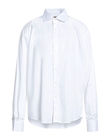 WEBB & SCOTT CO. Solid colour shirt White 100% Cotton