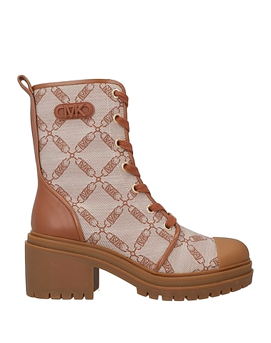 MICHAEL MICHAEL KORS Bottine Marron Cuir, Fibres textiles