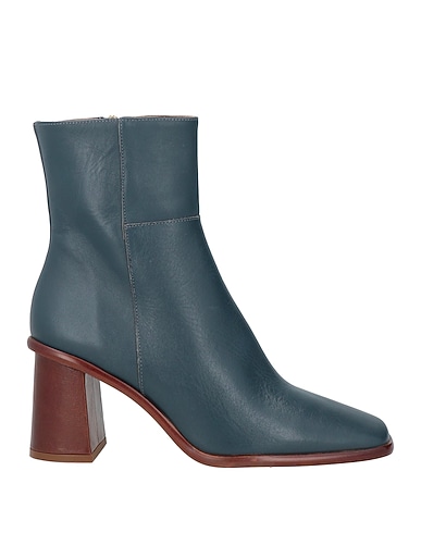 ALOHAS Ankle boot Navy blue Leather