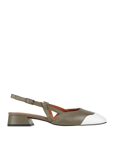 ALOHAS Ballet flats Military green Leather