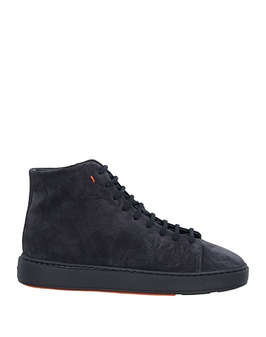 SANTONI Sneakers Marineblau Leder