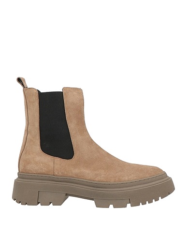 BRUGLIA Ankle boot Khaki Leather