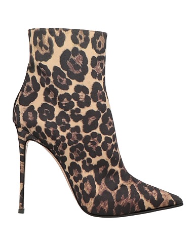 LE SILLA Ankle boot Brown Textile fibres
