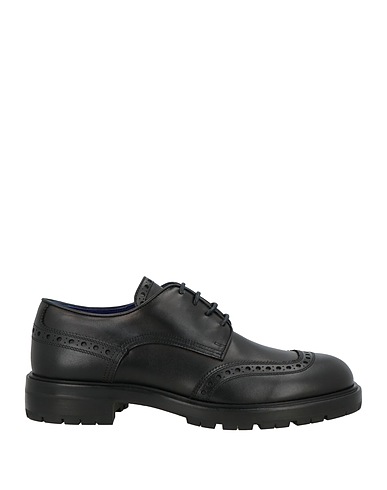BURBERRY Laced shoes Black Leather
