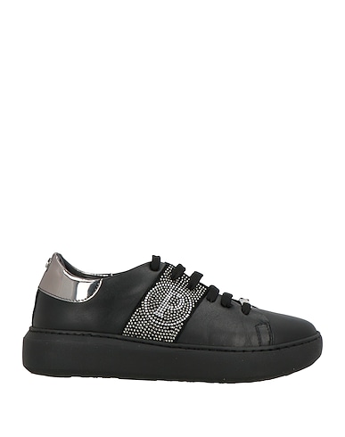 POLLINI Sneakers Nero Pelle di vitello