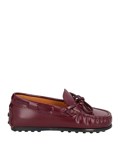 TOD'S Formal shoes JUNIOR Burgundy Leather