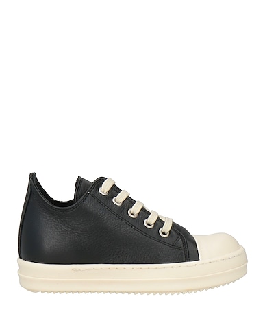 RICK OWENS スニーカー ブラック 革（なめし加工）