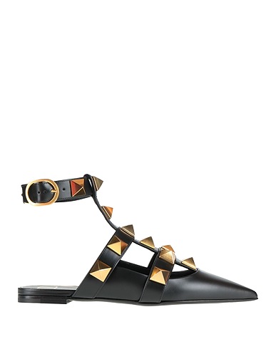 VALENTINO GARAVANI Ballet flats Black Leather