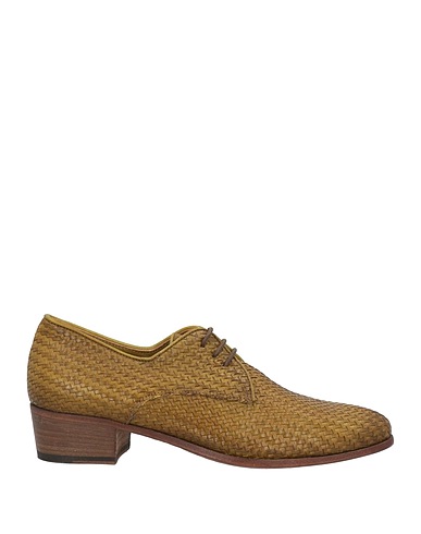 PANTANETTI Laced shoes Khaki Leather
