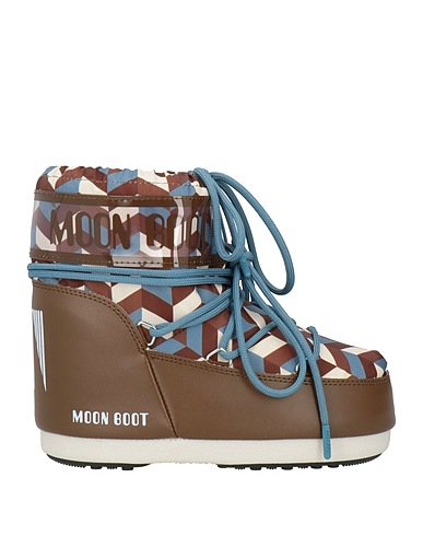 MOON BOOT Μποτάκι Καφέ Ίνες υφασμάτων, Συνθετικό υλικό