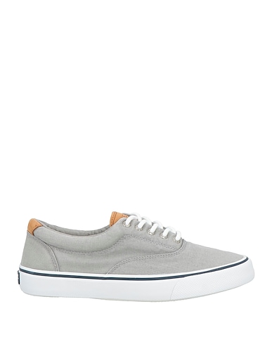 SPERRY Sneakers Grey Leather, Textile fibres