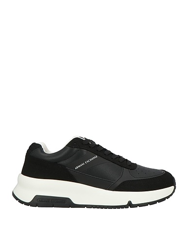 ARMANI EXCHANGE Sneakers Black 100% Polyester, Polyurethane