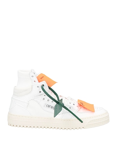 OFF-WHITE™ Sneakers White Calfskin, Textile fibers