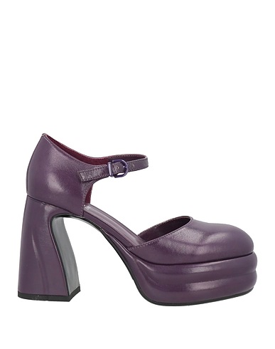 JEANNOT Court Plum Leather