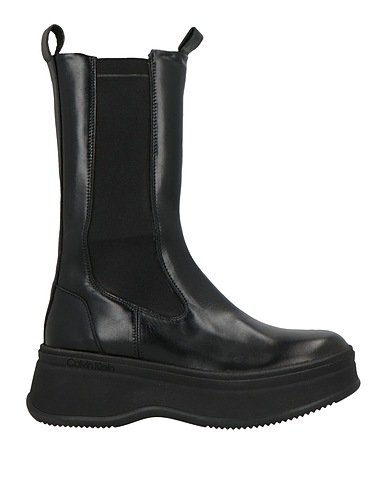 CALVIN KLEIN Ankle boot Black Leather
