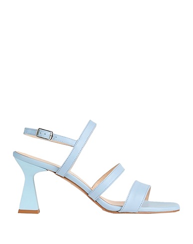 LE PEPITE Sandals Sky blue Leather