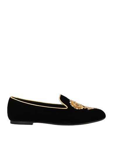ROGER VIVIER Loafers Black Textile fibres