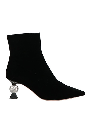 ROGER VIVIER Ankle boot Black Textile fibres