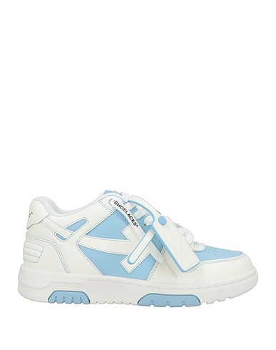 OFF-WHITE™ Sneakers Sky blue Calfskin, Textile fibers