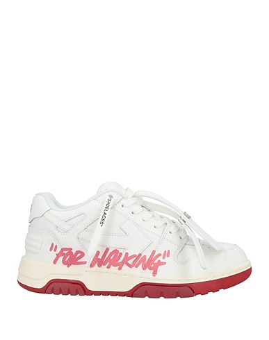 OFF-WHITE™ Sneakers White Leather, Textile fibers