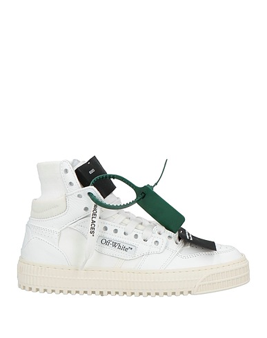 OFF-WHITE™ Sneakers White Leather, Textile fibers