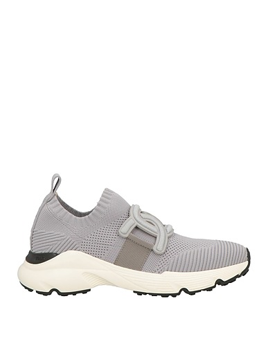 TOD'S Sneakers Grey Textile fibres