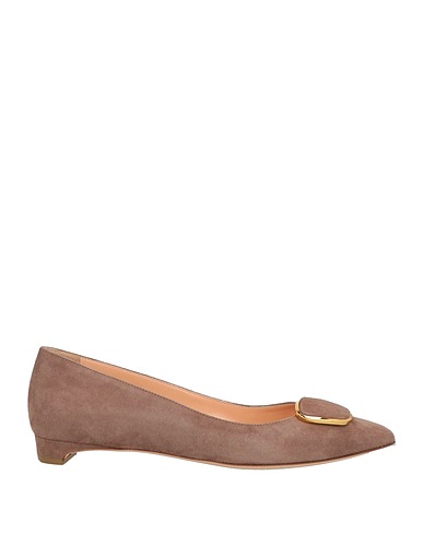 RUPERT SANDERSON Ballet flats Taupe Leather