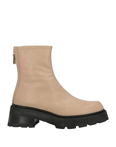 BY FAR Полусапоги и высокие ботинки Бежевый Кожа