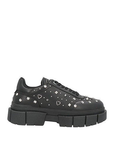 LOVE MOSCHINO Sneakers Black Calfskin