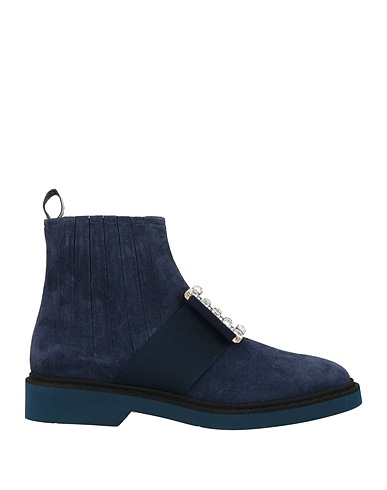 ROGER VIVIER Stiefelette Blau Leder