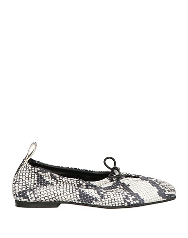 ALOHAS Ballet flats Light grey Leather