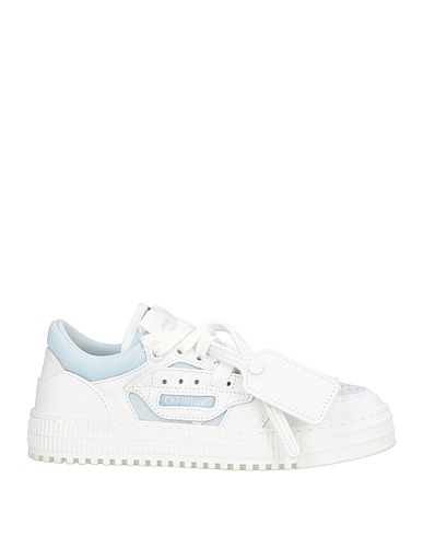 OFF-WHITE™ FOOTWEAR Sky blue Leather, Textile fibres