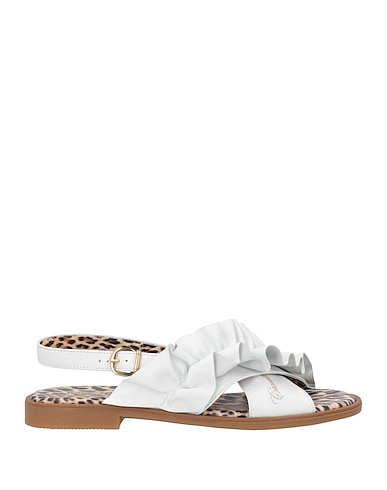 ROBERTO CAVALLI Sandals JUNIOR White Leather