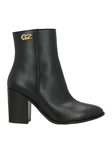 GIUSEPPE ZANOTTI Полусапоги и высокие ботинки Чёрный Кожа