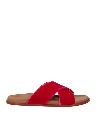 LANAPO CINQUE TERRE Sandalen Magenta Leder, Gewebefasern