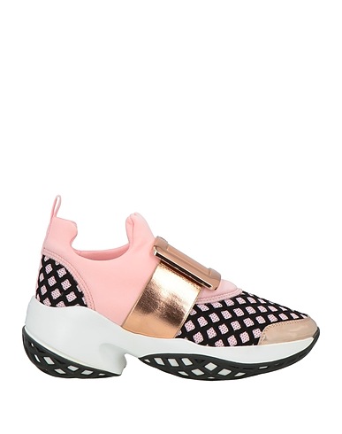 ROGER VIVIER Sneakers Leather, Textile fibres