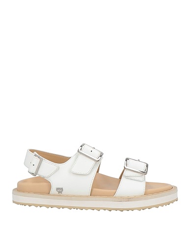 MCM Sandals White Leather