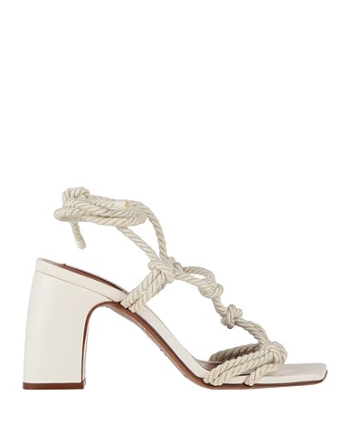 ZIMMERMANN Flip flops Off white Textile fibres