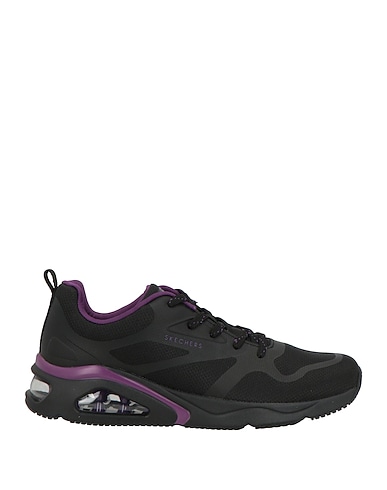 SKECHERS Sneakers Μαύρο Συνθετικές ίνες, Ίνες υφασμάτων
