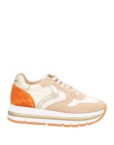 VOILE BLANCHE Sneakers BEIGE Leather, Textile fibers
