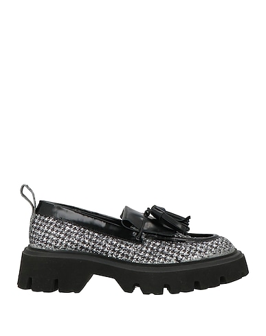 MSGM Loafers Silver Textile fibers