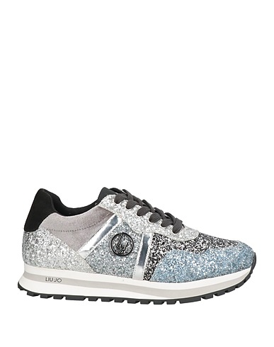LIU •JO Sneakers Silver Synthetisches Material, Textile fibres