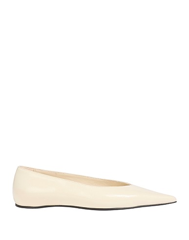 TOTEME Ballet flats Cream Leather