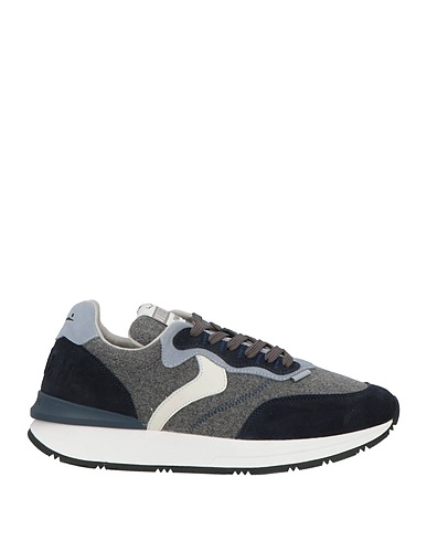 VOILE BLANCHE Sneakers Grau Gewebefasern, Leder