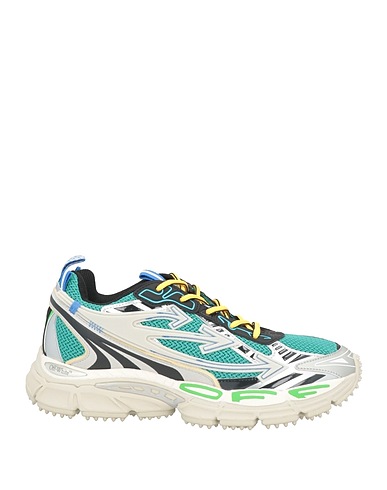 OFF-WHITE™ Sneakers Emerald green Textile fibers, Synthetic fibers